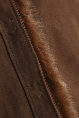 Meteo By Yves Salomon Shearling-lined Leather Coat