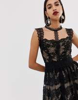 Thumbnail for your product : Bronx and Banco And Banco & Banco Annabell lace detail mini dress