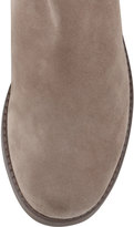 Thumbnail for your product : Stuart Weitzman 50/50 Suede Stretch-Back Knee Boot, Topo