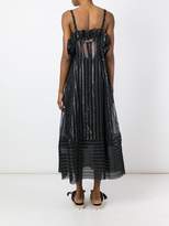 Thumbnail for your product : No.21 metallic effect striped long dress
