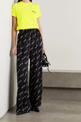 balenciaga neon shirt