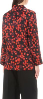 Givenchy Floral-print silk-satin shirt
