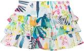 Thumbnail for your product : Catimini Girls Oasis Print Ruffle Skirt