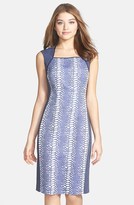 Thumbnail for your product : Marc New York 1609 Marc New York by Andrew Marc Jacquard Sheath Dress