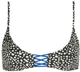 Thumbnail for your product : Topshop Women's Dot Print Bikini Top