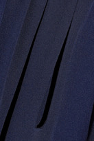 Thumbnail for your product : Diane von Furstenberg Drawstring-hem silk blouse