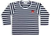 Thumbnail for your product : Comme des Garçons PLAY Little Kid's Play Kids Striped Shirt