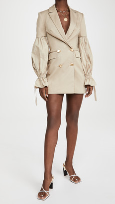 aje fiona wrap dress