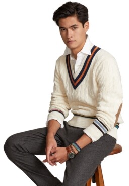 Polo Ralph Lauren Men's Cotton-Cashmere Cricket Sweater - ShopStyle