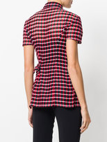 Thumbnail for your product : Versace asymmetic checked shirt