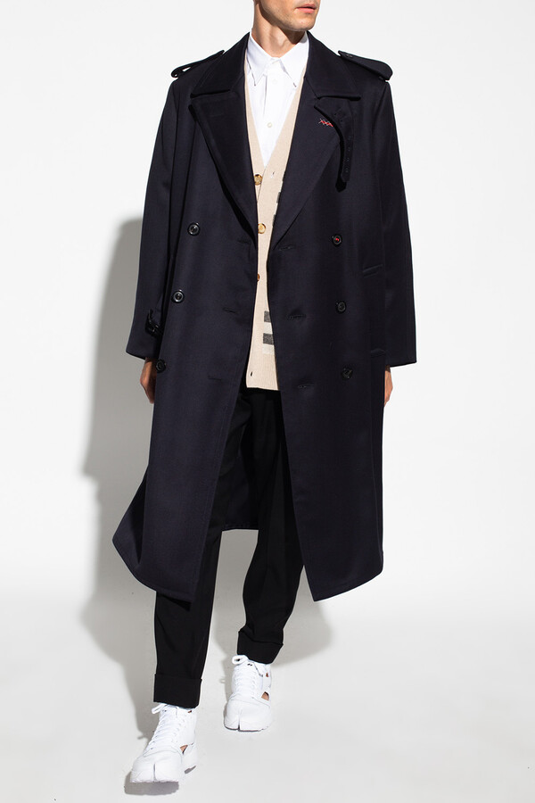 Wool Trench Coat Men The World S, Mens Navy Blue Trench Coat With Hood