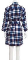 Thumbnail for your product : Rag & Bone Belted Plaid Dress