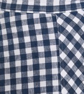 Thumbnail for your product : Polo Ralph Lauren Gingham linen wrap midi skirt
