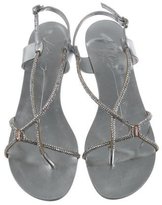 Thumbnail for your product : Lola Cruz Leather Embellished Sandals w/ Tags