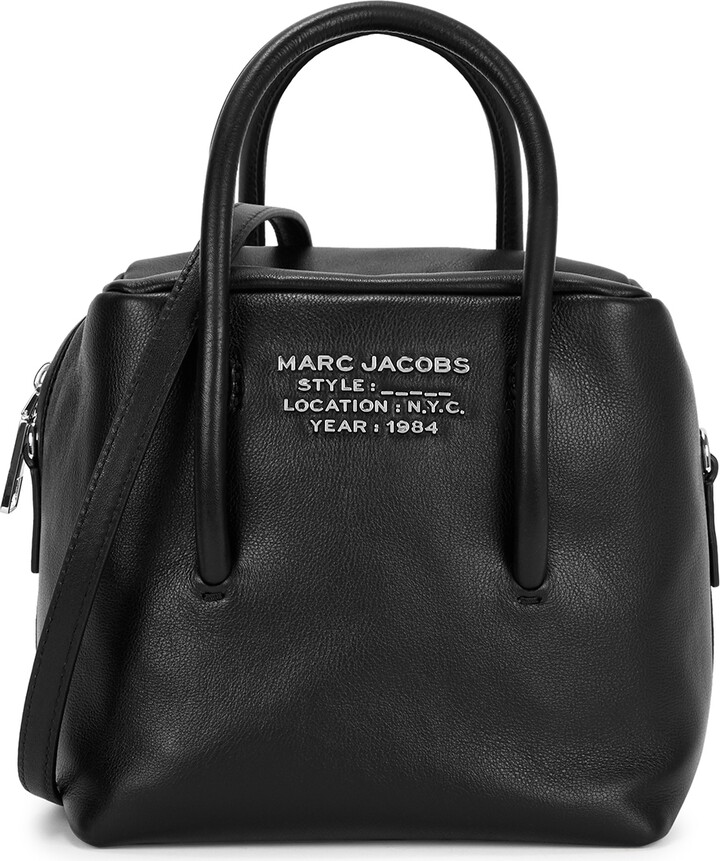 Marc Jacobs The Duet Mini Black Leather Top Handle Bag ShopStyle
