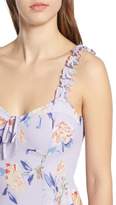 Thumbnail for your product : Leith Corset Floral Print Minidress