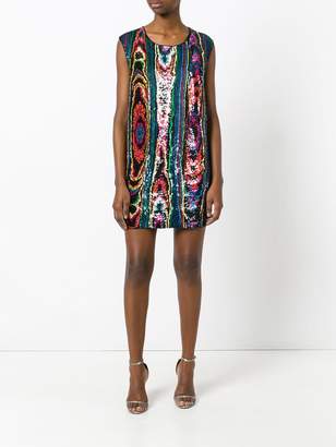 Balmain psychedelic sequin dress