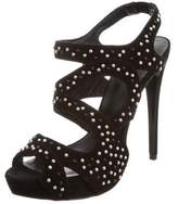 Thumbnail for your product : Just Cavalli Embellished Cutout Sandals w/ Tags