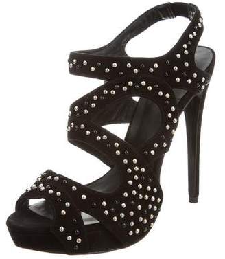 Just Cavalli Embellished Cutout Sandals w/ Tags