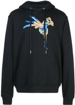 Thumbnail for your product : Mostly Heard Rarely Seen 8-Bit Iron Lady pixelated hoodie