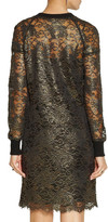 Thumbnail for your product : DKNY Metallic lace dress