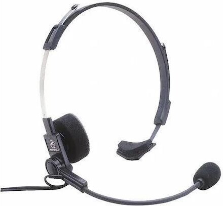 MOTOROLA 53725 Headset,Over the Head,On Ear,Black