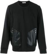 Thumbnail for your product : Versace zipped contrast pocket hoodie