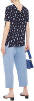 Thumbnail for your product : Marni Floral-print Silk-georgette Top