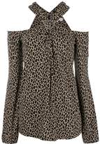 Thumbnail for your product : MICHAEL Michael Kors leopard print blouse