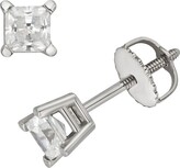 Thumbnail for your product : Unbranded 18k White Gold 1/2-ct. T.W. Ideal-Cut IGL Certified Diamond Stud Earrings