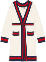 Thumbnail for your product : Gucci Embroidered oversize cardigan
