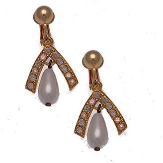AJ Fashion Jewellery Alora tone faux Pearl Clip On Earrings