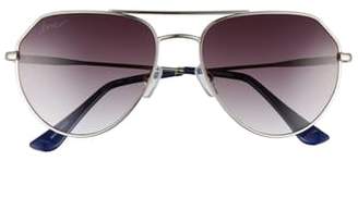 ED Ellen Degeneres 57mm Aviator Sunglasses