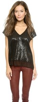 Thumbnail for your product : Velvet Sequin Chiffon Top