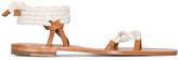 Thumbnail for your product : Zimmermann rope tie flat sandals