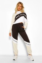 Thumbnail for your product : boohoo Tall 'Cali' Colour Block Joggers