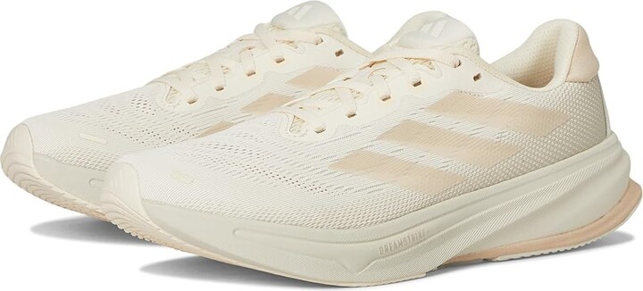adidas Supernova Rise 2 Running Shoes Women's Running Shoes Wonder White/Wonder White/Wonder Beige : 8 B - Medium, Rubber