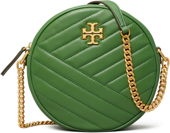 Tory Burch Kira Chevron Quilted Leather Circle Crossbody Bag ShopStyle