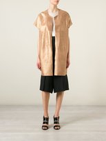 Thumbnail for your product : Sylvie Schimmel metallic short sleeve coat