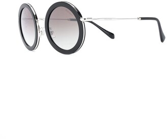 Miu Miu Eyewear Delice round frame sunglasses