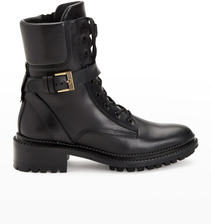 buckle combat boots