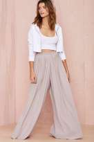 Thumbnail for your product : Nasty Gal In Motion Palazzo Pants - Gray