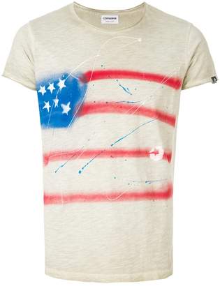 Converse abstract American flag print T-shirt