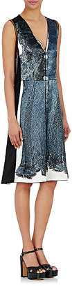 Marc Jacobs WOMEN'S LACE-PRINT SATIN SHEATH DRESS