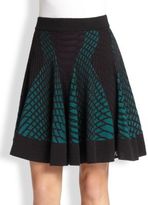 Thumbnail for your product : M Missoni Web-Knit Flared Skirt
