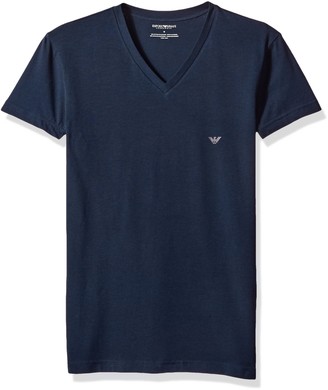 Emporio Armani Men's The Big Eagle Vneck T-Shirt Thermal Underwear Top