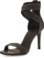Thumbnail for your product : Joie Elaine Leather Ankle-Wrap Sandal, Black