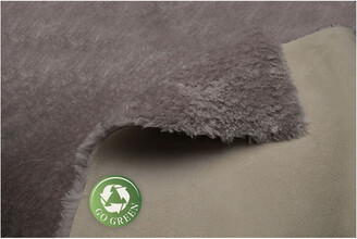 Ecarpet Faux Fur Novelty Plush Machine Washable Rug