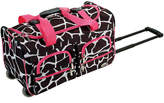 Thumbnail for your product : Rockland 22 Rolling Duffel Bag-Animal Print