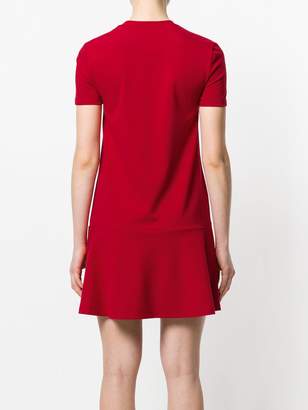 RED Valentino mesh panel T-shirt dress